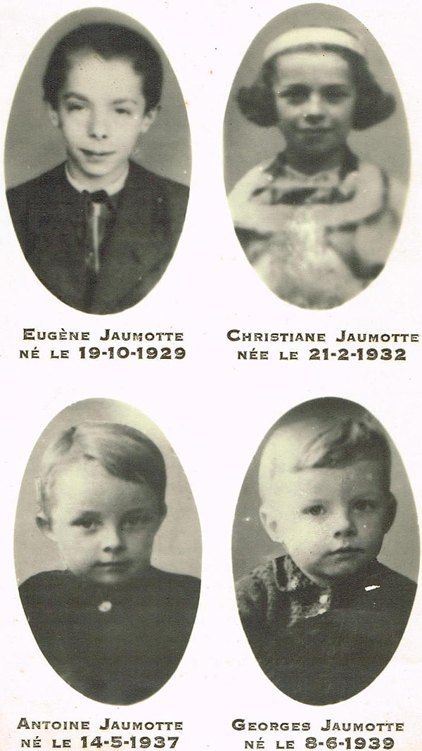 Les 4 petits Jaumotte, ils avaient entre 5 et 15 ans…
